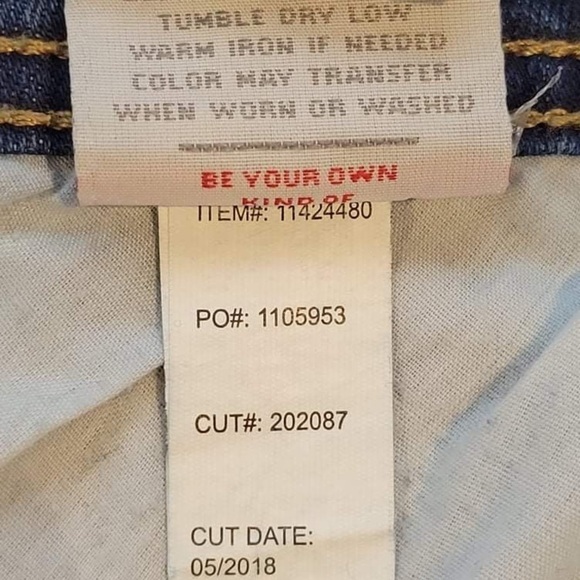 Torrid Button Fly Slim Bootcut Denim Jean Plus Size 22 Short Zip Fly Stretch - Picture 5 of 7